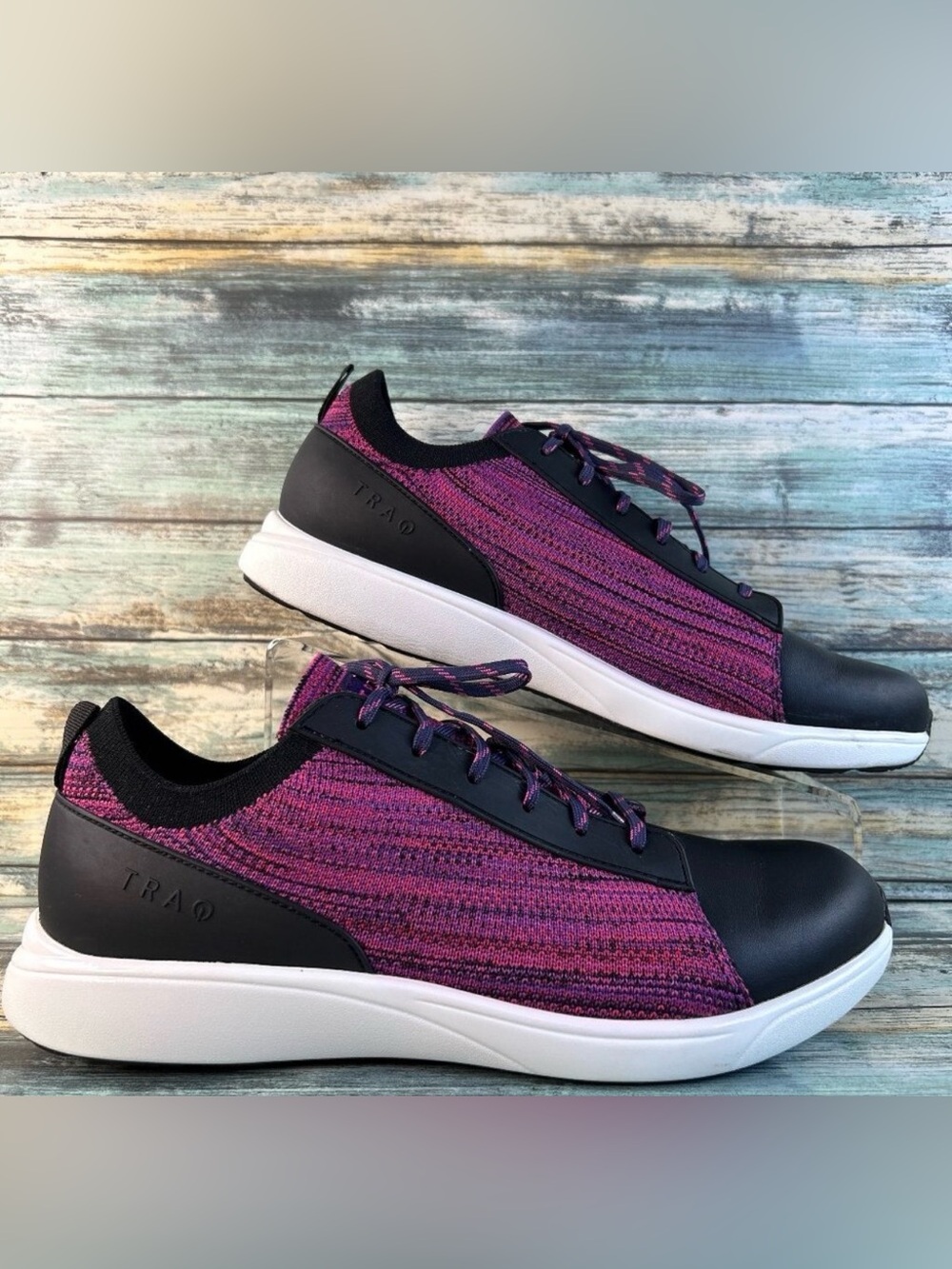 Alegria Qest Multiplex Sneakers Womens 11.5-12 Magenta Lace Up Casual Comfort